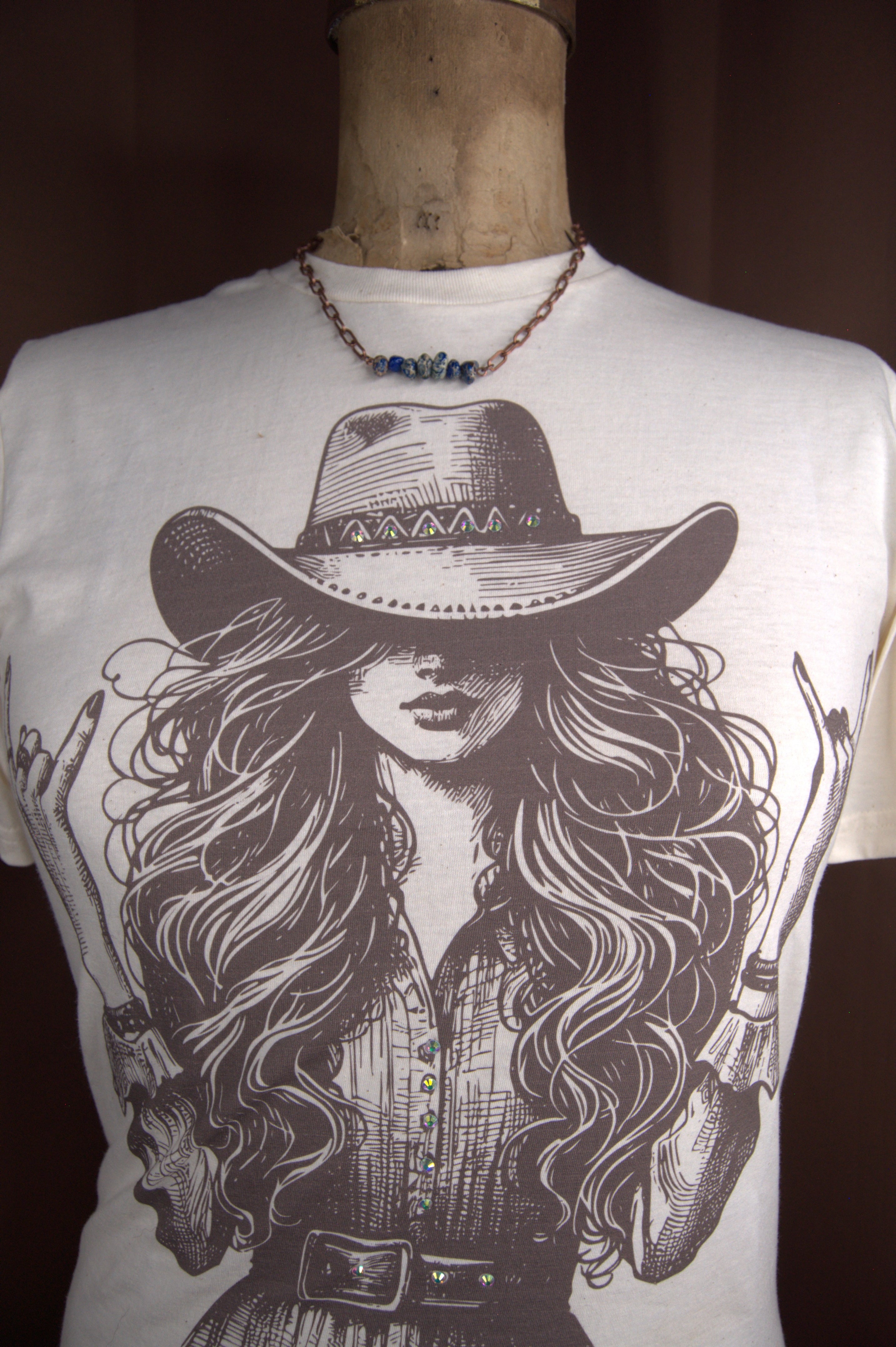 Necklace on a mannequin