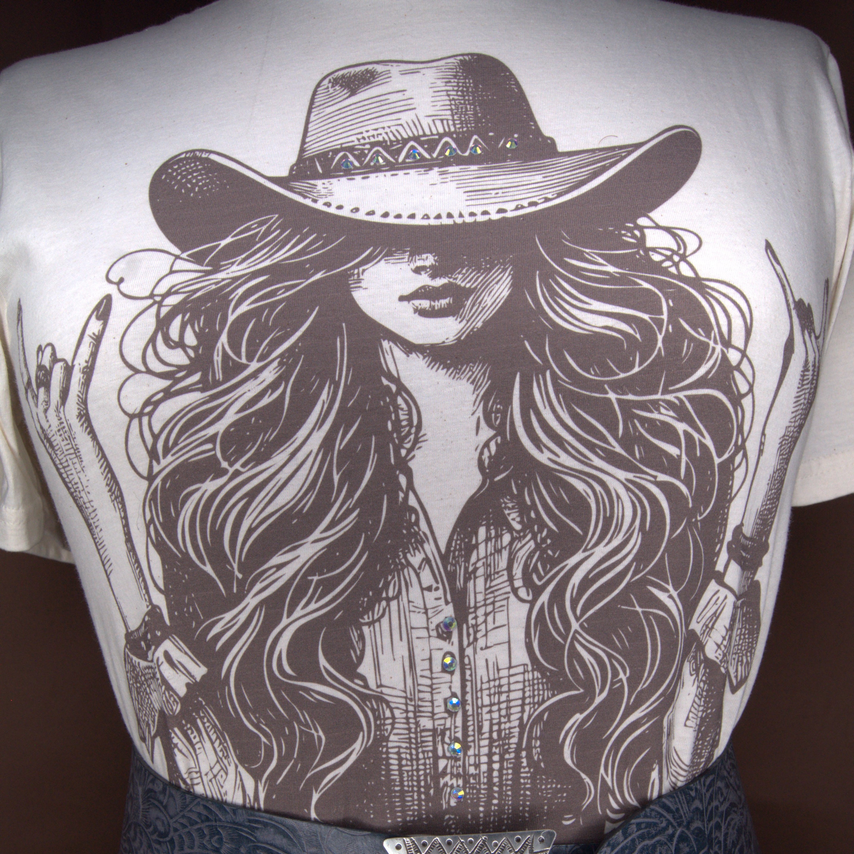 Saphire Leather Hip Belt