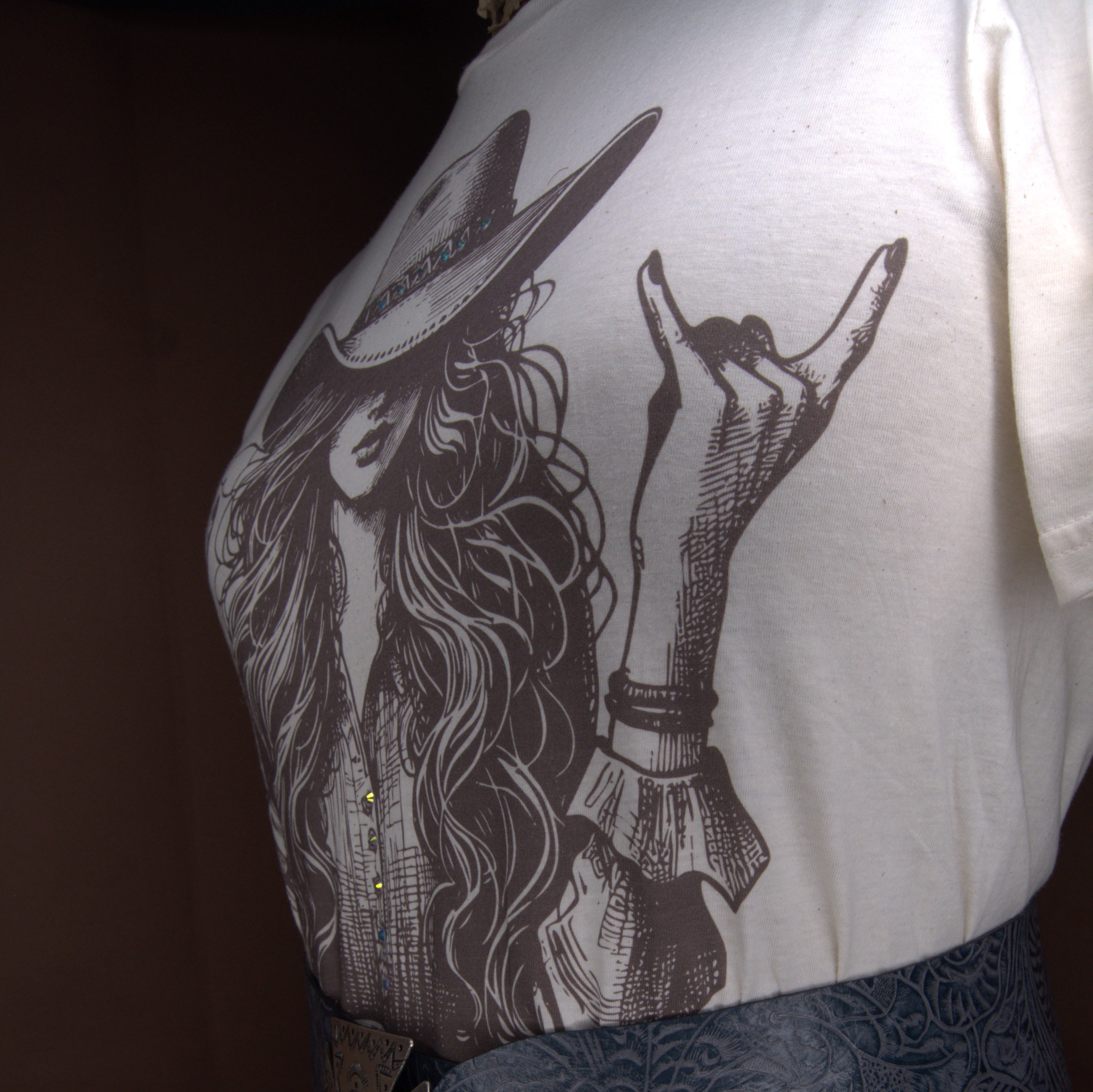 Saphire Leather Hip Belt