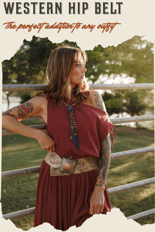 Handcrafted leather hip belts