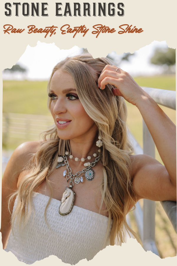 Handcrafted Stone earrings collection