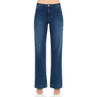 Morrison Denim – The Confidante “Love Her Madly” Mid-Rise Wide-Leg Jean | Dark Wash, Utility Back Pockets, Stretch