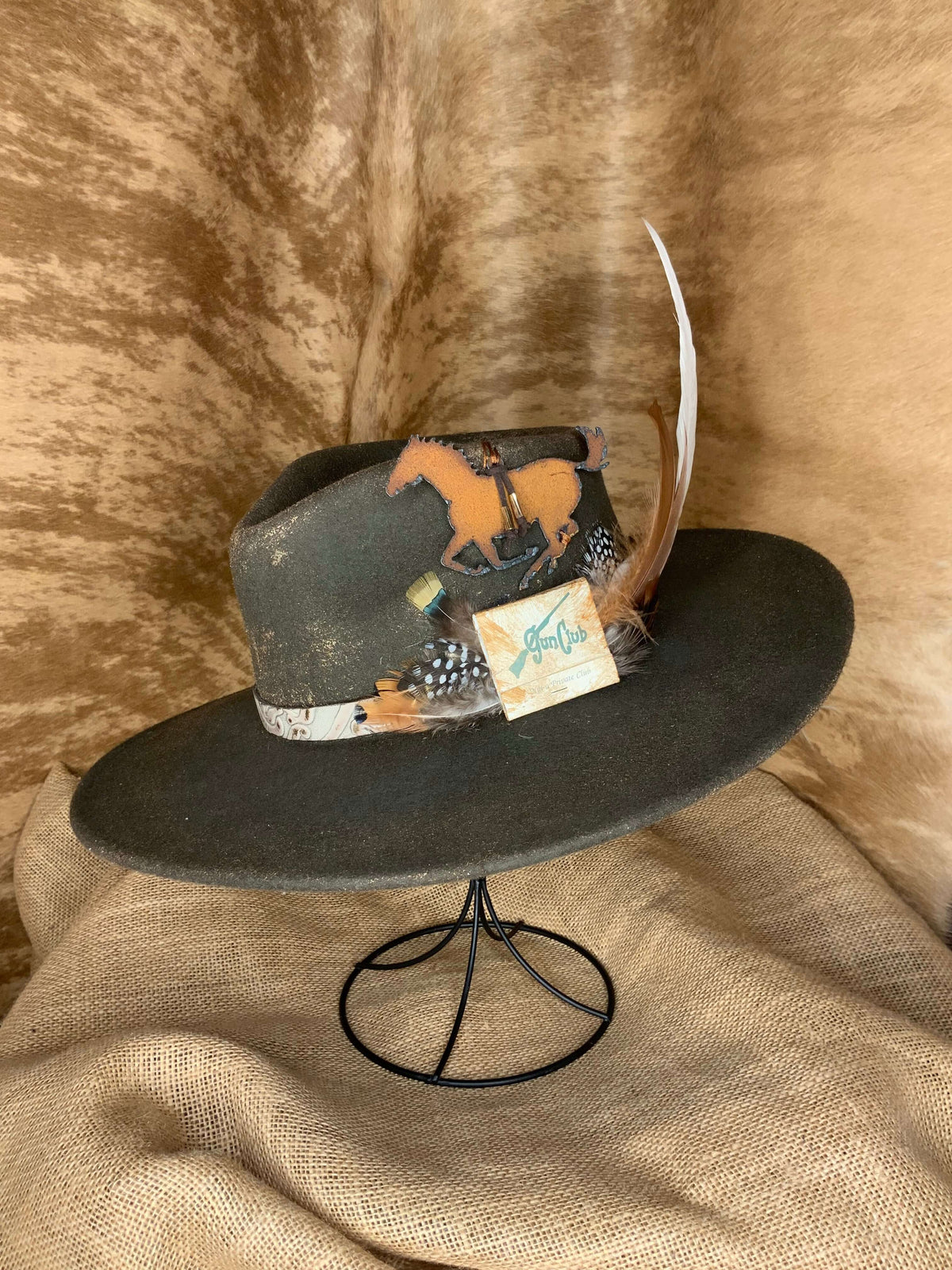 Custom Fedora Casville Wool Felt Fedora with Pencil Roll and Embroidered Brim main image 2