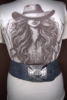 Saphire Leather Hip Belt