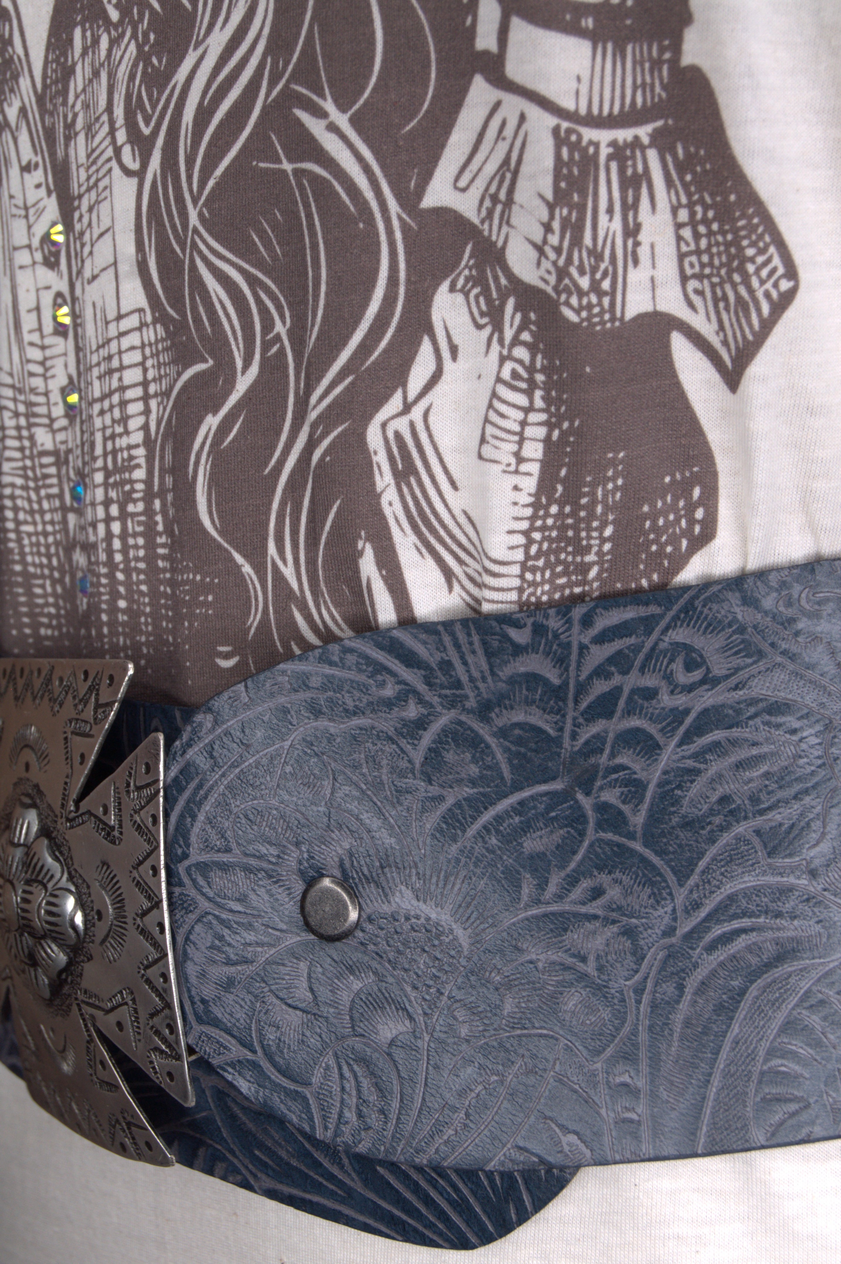 Saphire Leather Hip Belt